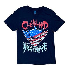 WWE Cody Rhodes Cleveland Nightmare Exclusive Vintage Graphic T-Shirt, Men's Med